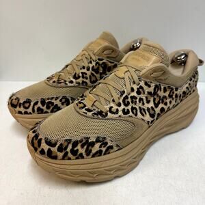 EUC Engineered Garments x Hoka One One U Hoka x EG Bondi L Sand Leopard 11.5 M